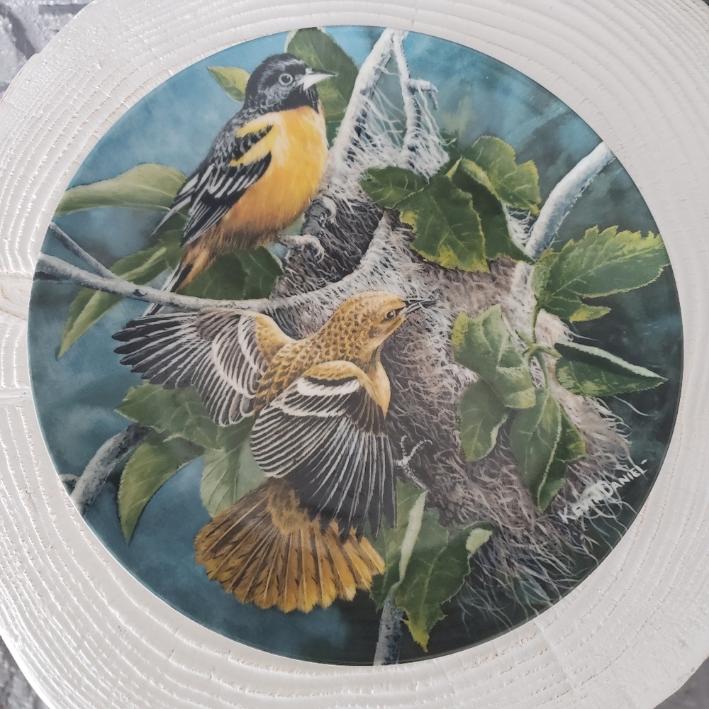 Knowles 1985‎ Collector Plate "The Baltimore Oriole" Limited Edition Fine China.